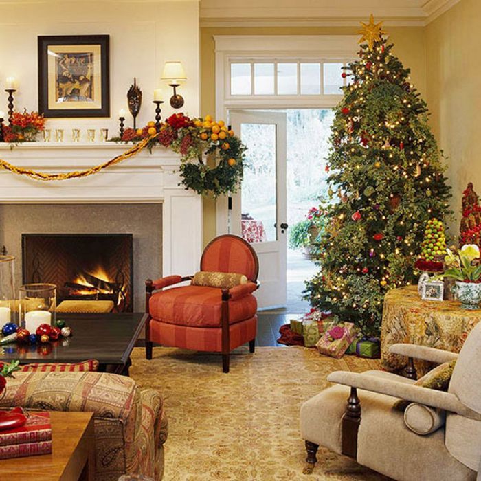 How to decorate a small room for christmas