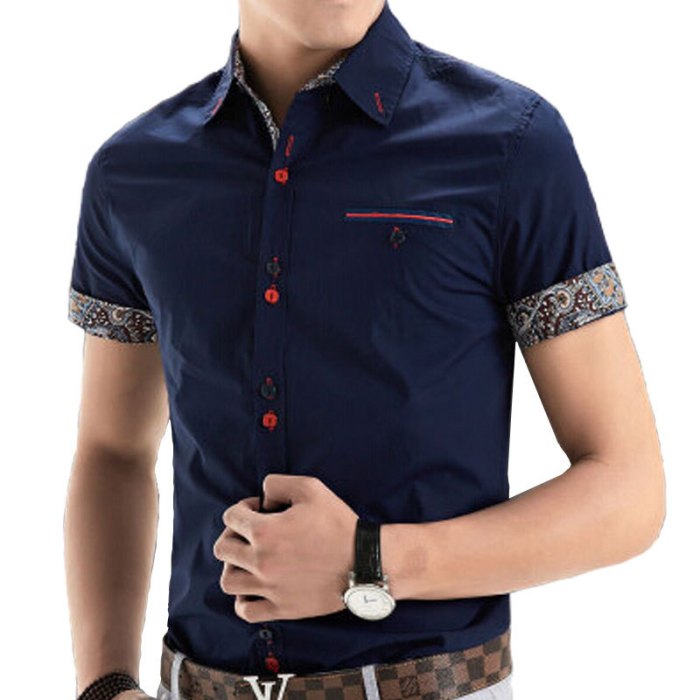 Short dress sleeve mens shirts slim fit walmart