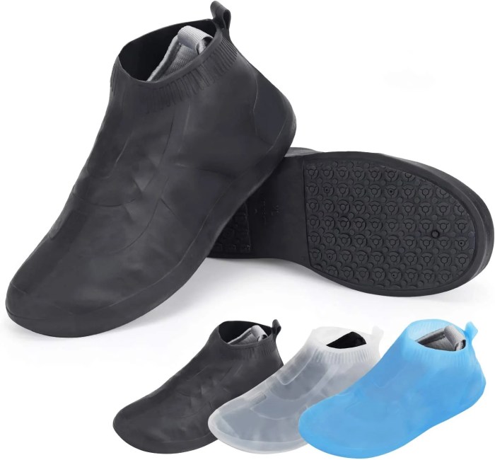 Rubber covers for men's dress shoes