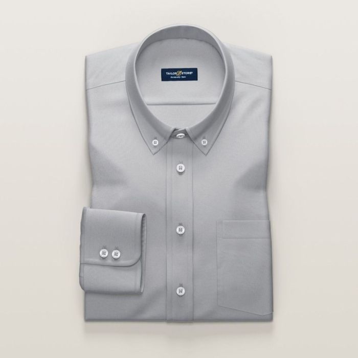 Light gray mens dress shirt