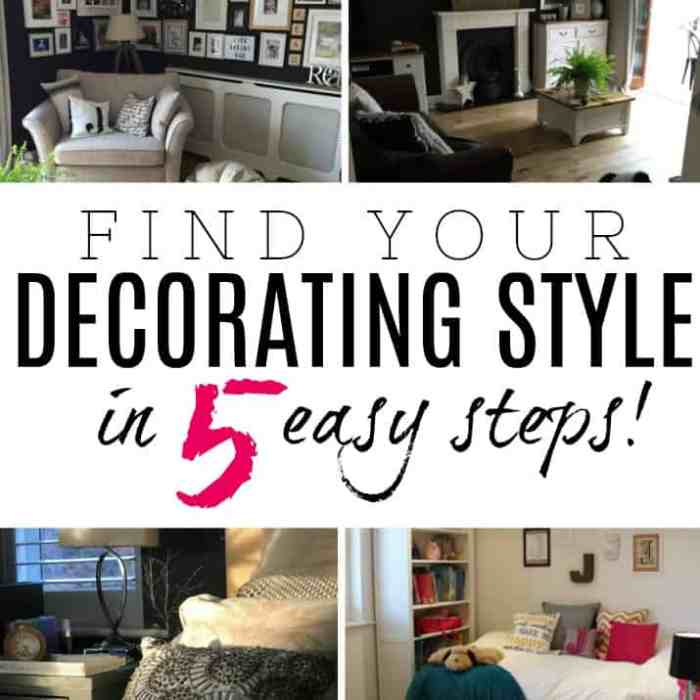 How to pick my decorating style