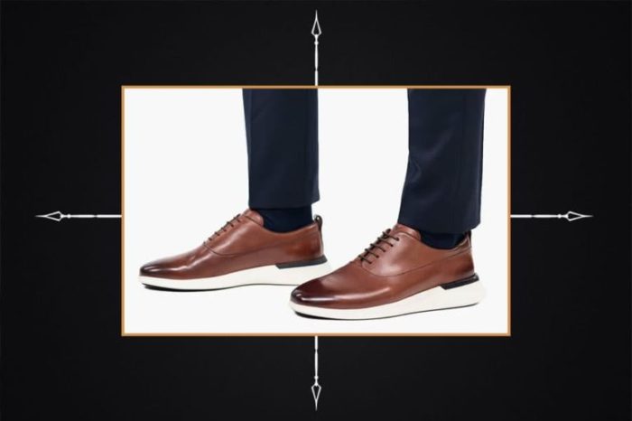 White sole men's dress shoes