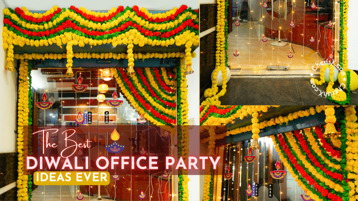 How to decorate office desk in diwali