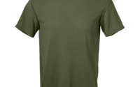 Olive green men's dress shirt