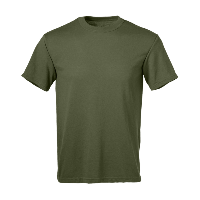 Olive green men's dress shirt