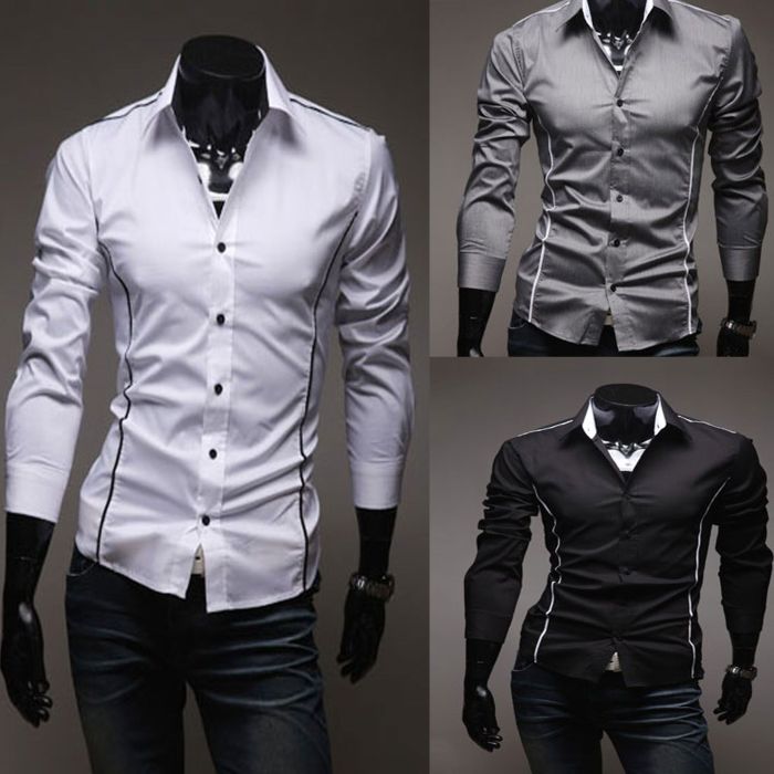 Unique men's dress shirts