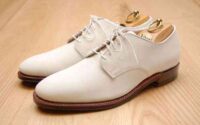 Mens off white dress shoes