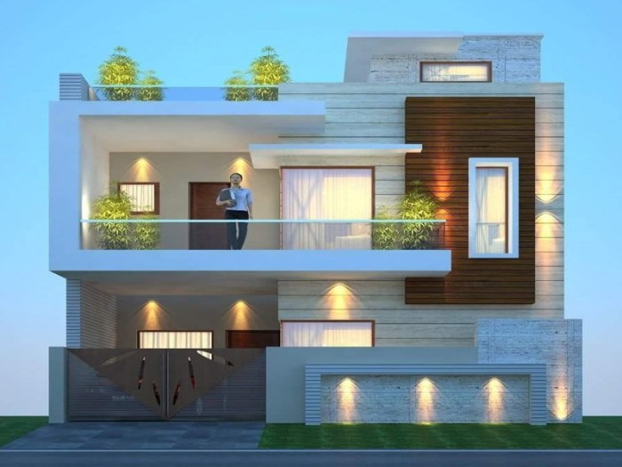 Desain tampilan rumah bagian depan